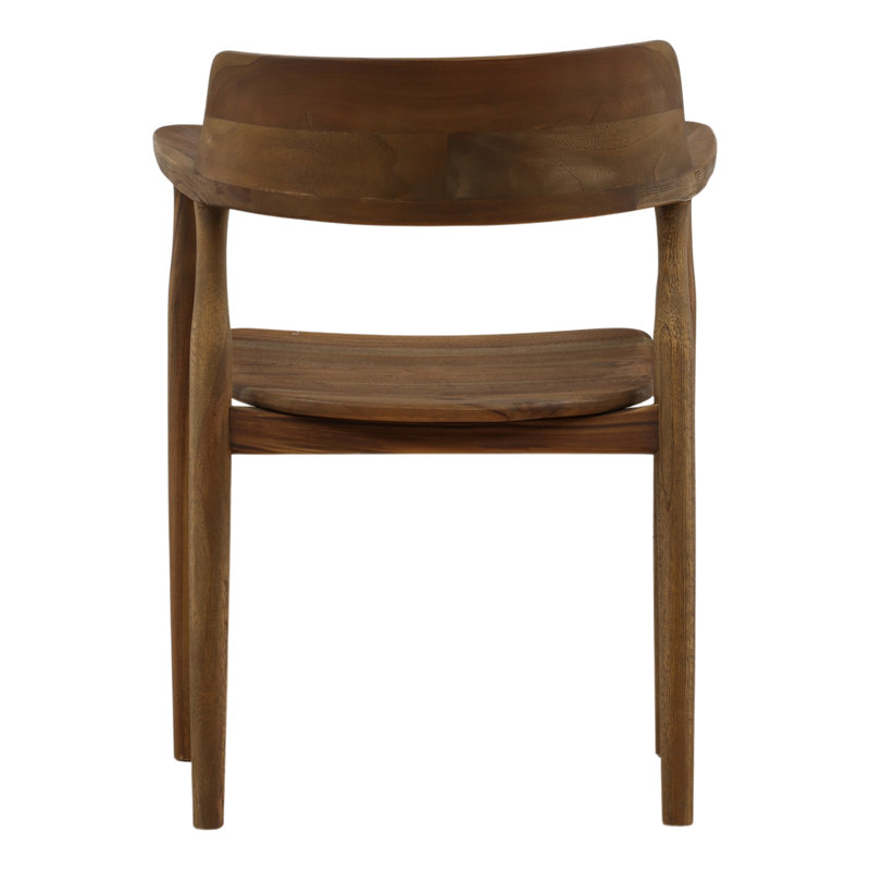 Stafford Teak Dining Chair, Black, Brown
