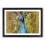 Dazzling Peacock Bird in Abstract - Picture Frame Painting Print-55740219-55740224