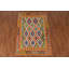 Tapis géométrique en laine Kilim