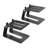 2Pcs Desktop Speaker Stand Storage Bracket with Vibration Absorption Pad Studio Monitor