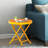 17.7 In. Round Patio Folding Side Table-1976704483