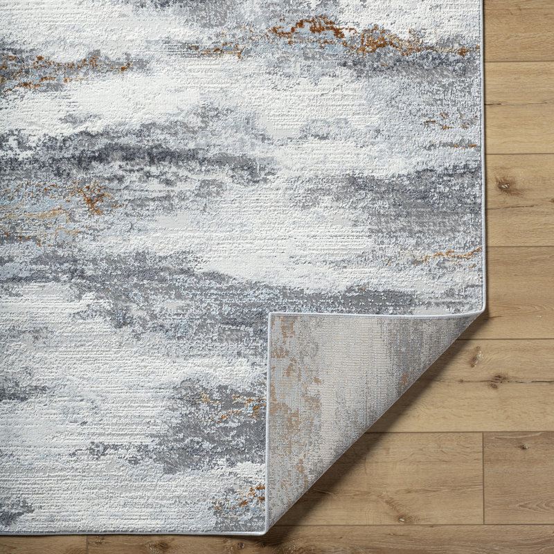 Acanthe Abstract Rug, Rectangle 5'3" x 7'