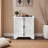 Delkeith Retro Solid Wood 2 Door Storage Accent Cabinet-224887602