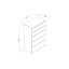 Tonya 5 Drawer 70cm Chest of Drawers-16556180