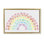 Toile flottante encadrée «Rainbow of Hearts» par Connie Resch