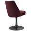 Lippa Upholstered Swivel Dining Chair In Black Light Grey-105239764-105239767
