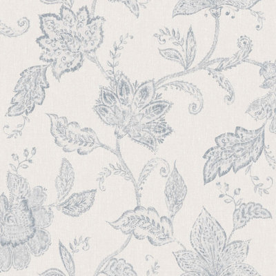 Boråstapeter Indigo Bloom Wallpaper