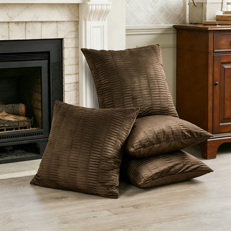 Housse de coussin en velours plissé, Carafe