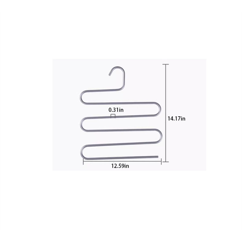 Cintre pour pantalons en alliage d'aluminium, 10