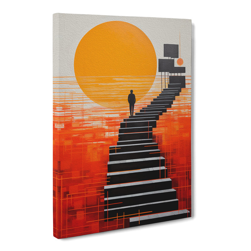 Pier Constructivism - Wrapped Canvas Print, 50cm H x 35cm W x 3cm D