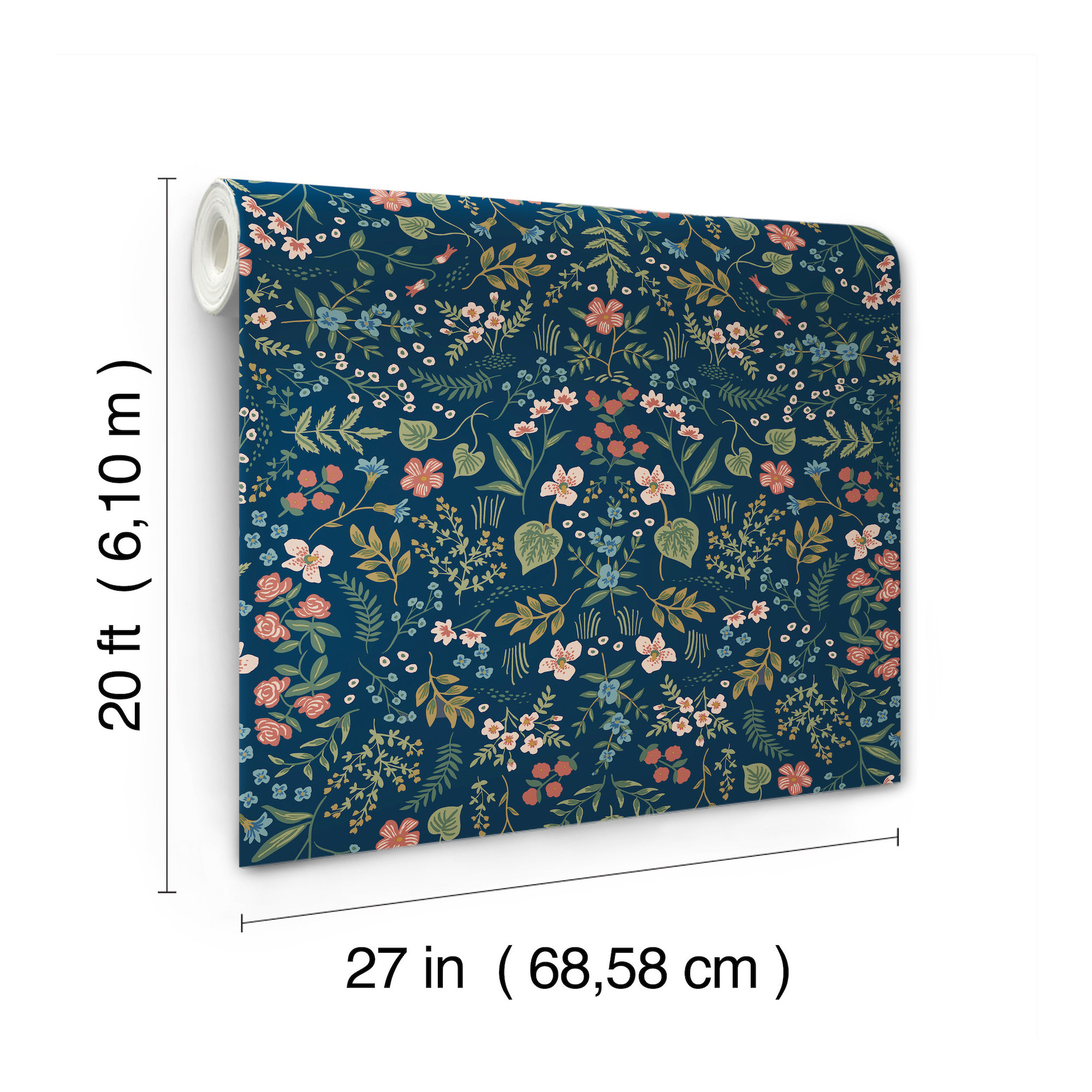 Wildwood Peel and Stick Wallpaper, Blue