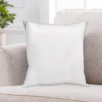 Elegant Comfort 24 x 24 Throw Pillow Inserts - 2-PACK Pillow Insert  Poly-Cotton Shell with Siliconized Fiber Filling - Square Form Decorative  for