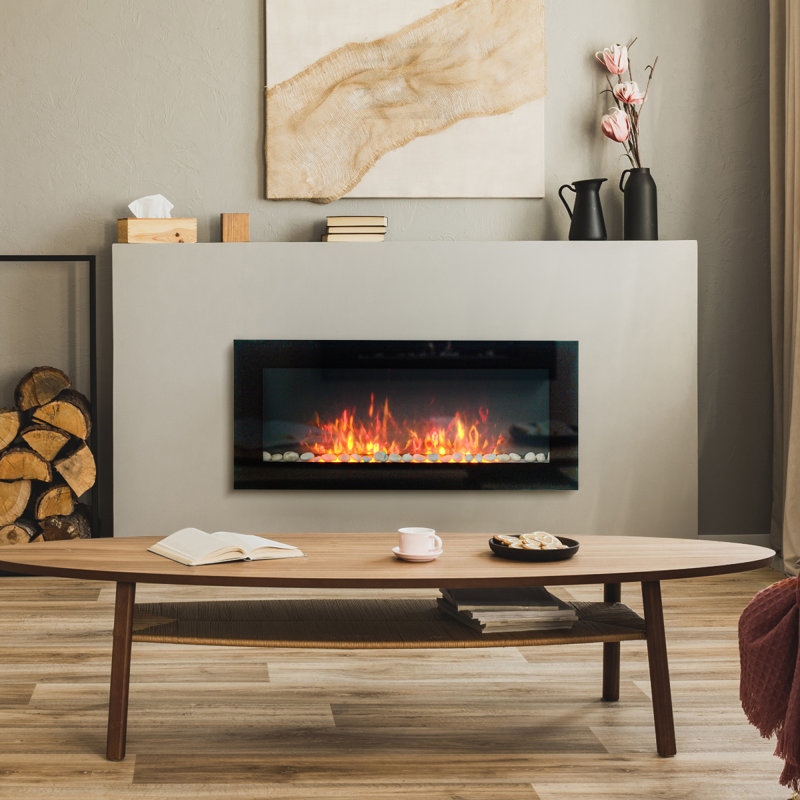 Foyer électrique à effet de flamme 41,3 "1500W HOMcom