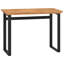 Bureau Console Bureau d'ordinateur Bureau à domicile Bureau d'étude Teck en bois massif-1455067119-1396774504