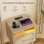 45 cm W Solid Wood Bedside Table-283161403