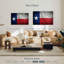 Borges Texas Flag On Wood-107832510