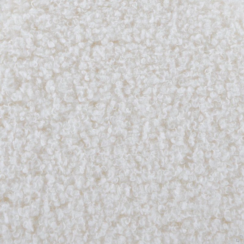 Repose-pieds en tissu blanc