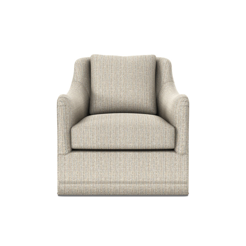 Arcadia English Arm Swivel Rocker, Steady Fog