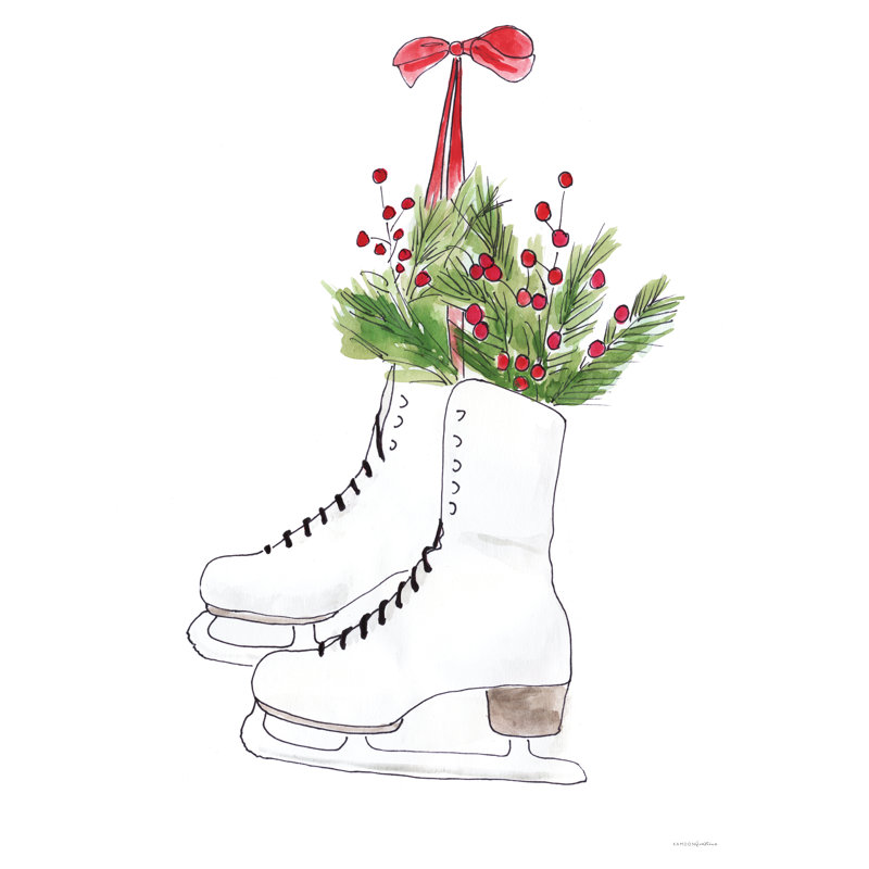 «Skating to Christmas» par Kamdon Kreations, H 48 po x l 36 po