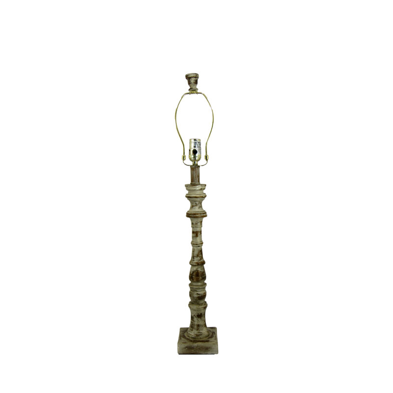 Two Toned Spindle Table Lamp