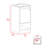 Westbury 1-Shelf Freestanding Vanity Cabinet Light Gray-1040949917