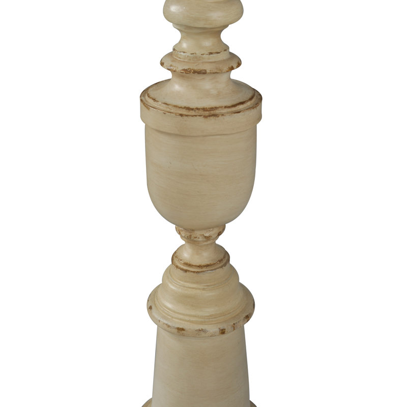 Bordeaux 64'' Traditional Floor Lamp, Avignon Beige/Antique Distressing