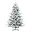 Arbre de Noël artificiel enneigé 8 pieds avec 1479 branches de cèdre réalistes, ouverture automatique, décoration des Fêtes, vert