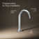 Occasion Sink with Cane Design Single Hole Bathroom Faucet with Drain Assembly