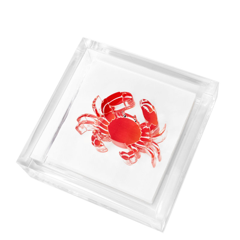 Porte-serviette plat en acrylique