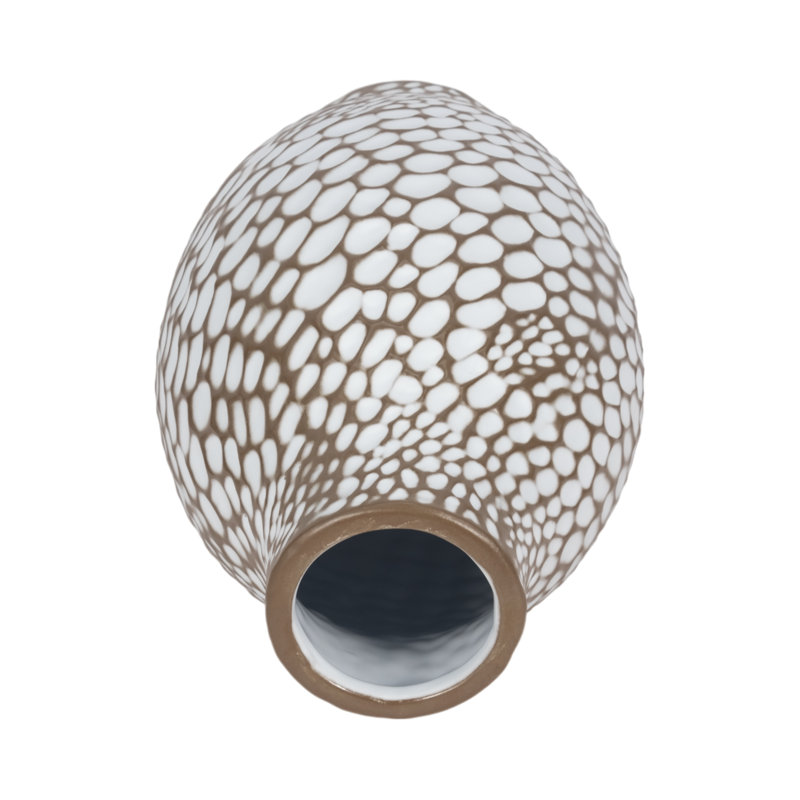 Puteri Handmade Ceramic Table Vase, 14" H x 8" W x 8" D