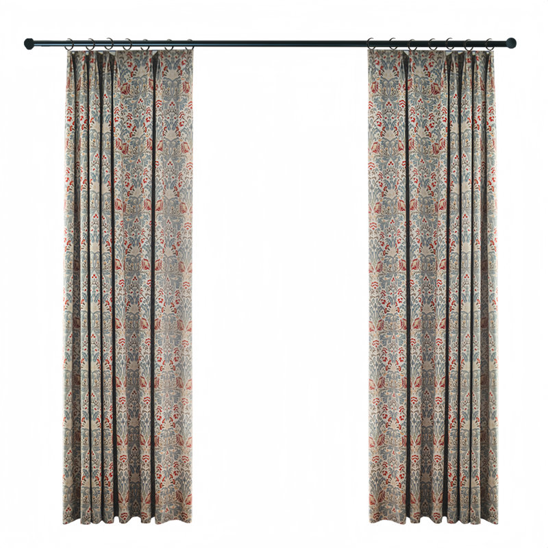 Paire de rideaux obscurcissant en mélange de coton Kyle (ensemble de 2), L 50 po x L 84 po