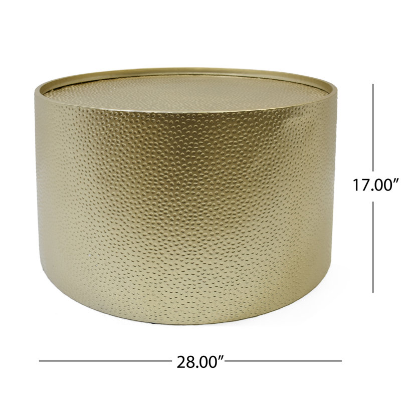 Smythe 3 - Piece Living Room Table Set, Gold