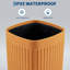 Poubelle de cuisine en métal de 6,8 litres (1,8 gallon) – Étanche, petite poubelle décorative pour salle de bain, bureau, chambre – Orange-135945786