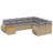 Vidaxl Garden Sofa Set Beige, Light Grey