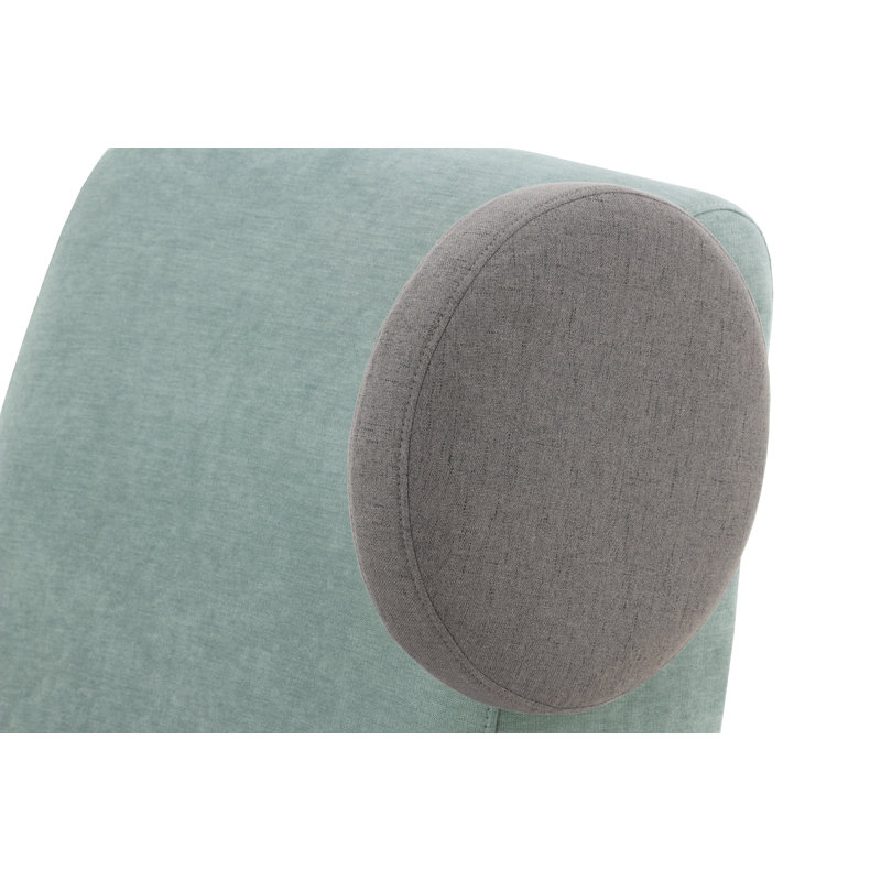 Barlow Upholstered Armchair, Grey/Brown/Turquise