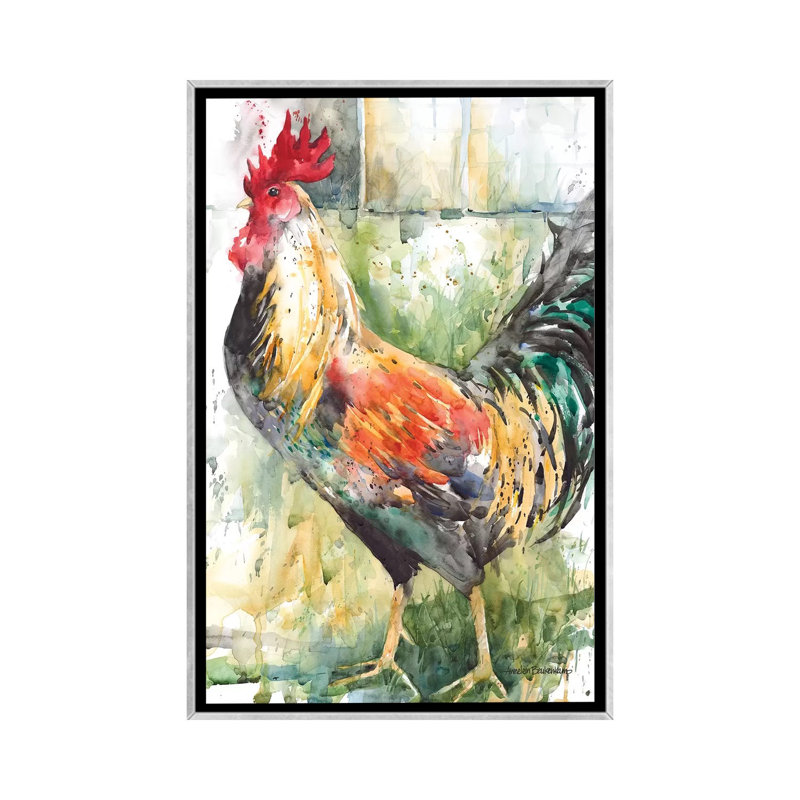 Reproduction de peinture, Aucun mat, H 26 po x l 18 po x 1,5 po, Toile avec cadre argenté