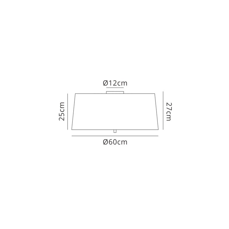 Monegro Terylene With Cotton Flush Mount