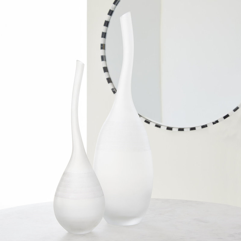 Curvature Bottle, White, 24.25" H x 7" W x 7" D