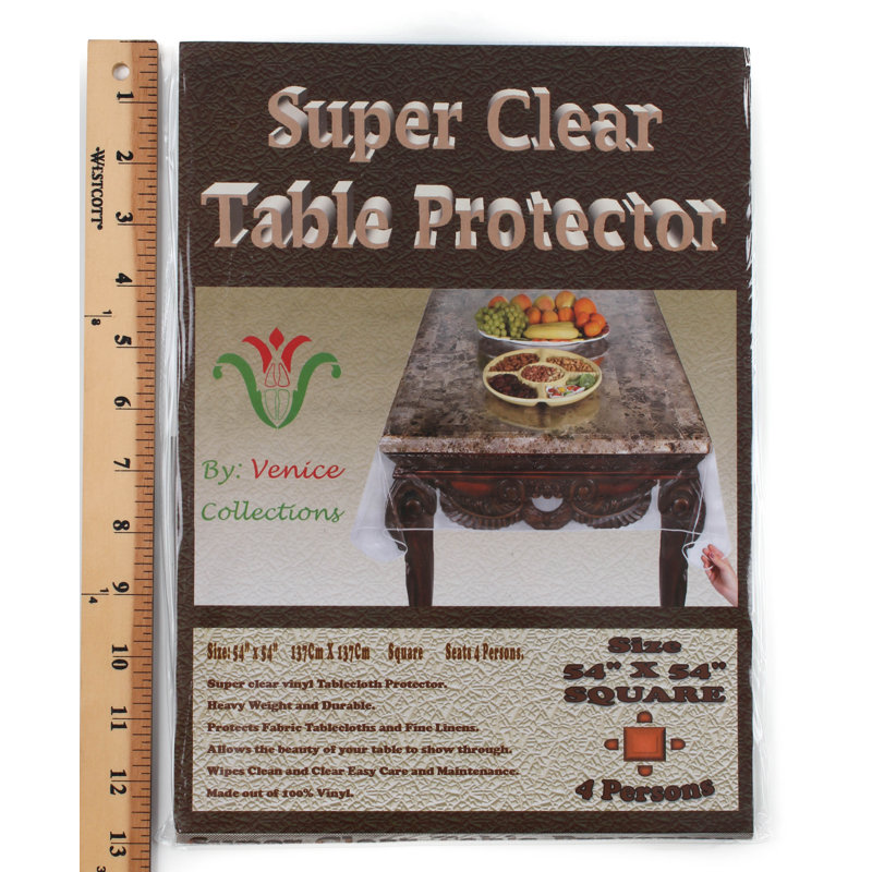 Square Clear Plastic / Acrylic Table Protector