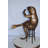 Comedic Frog bronze statue - Size: 25"L x 20"W x 30"H.