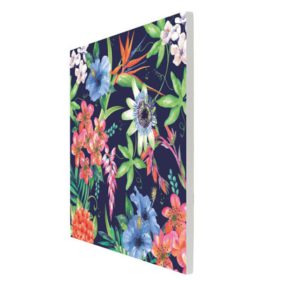 K.T.BENTLEY Traditional Plants & Flowers Wall Decor on Ceramic