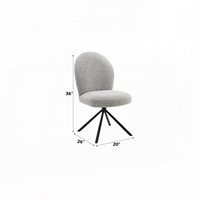 Chaise d'appoint avec pivot