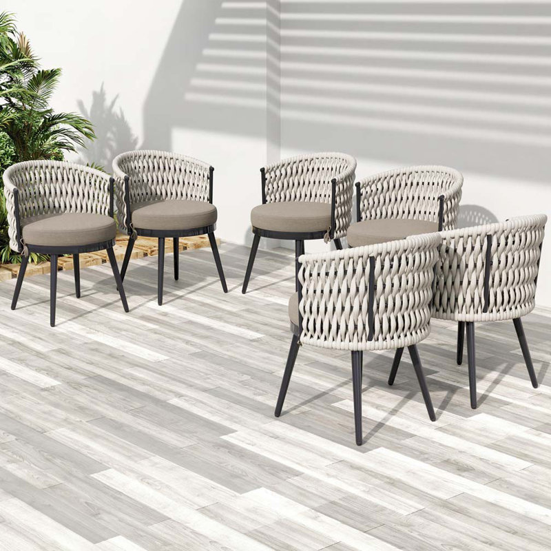 Chaise de patio d'extérieur, Kaki