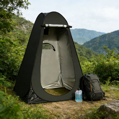 Privacy Shower Tent, Pop up Portable Camping Tent, Outdoor Toilet Changing Dressing Room, Instant Privacy Shelter for Picnic Waterproof Bathroom, Suitable for Camping