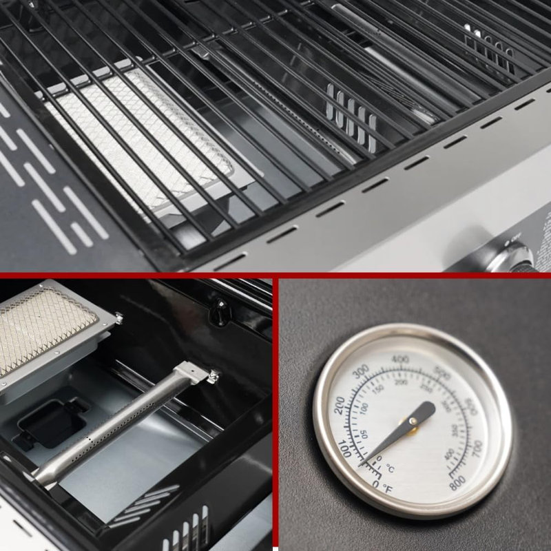 COSMOGRILL 2 - Burner Freestanding 25591.06 BTU BTU Gas Grill
