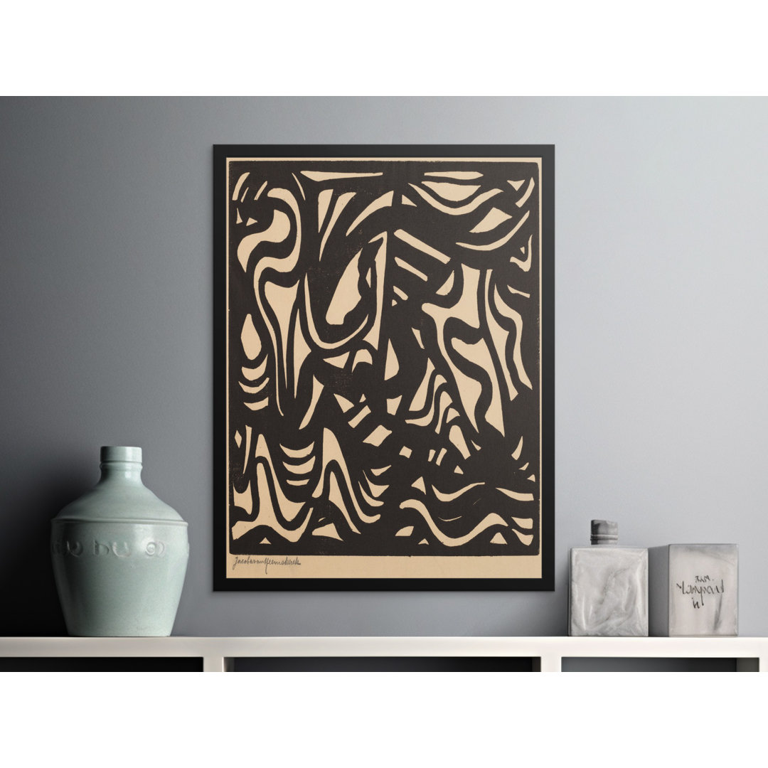 Vintage Style Black Framed Poster