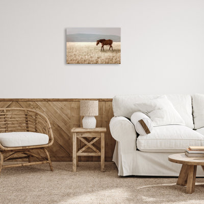 Serene Montana Stallion Canvas, design by Christy Berry