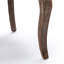 2 chaises rembourrées épaissies beiges, pieds en bois massif, clou bronze, 2 pièces