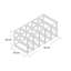 Liddle 15 Bottle Floor Wine Bottle Rack-12254760