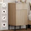 Ensemble de 2 tables de chevet minimalistes modernes Union Rustic-2065337611